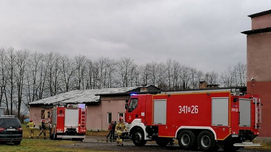 ? Zadymienie w pustostanie przy ul. Żwirki i Wigury w Krośnie