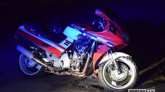 ŻARNOWIEC: Motocyklista stracił panowanie nad pojazdem.