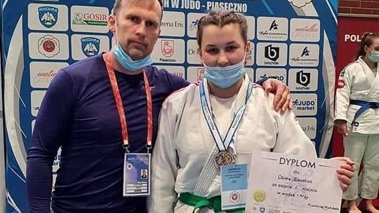 Zawodniczka UKS Skorpion Judo Krosno Oliwia Ziewalicz ze złotem!