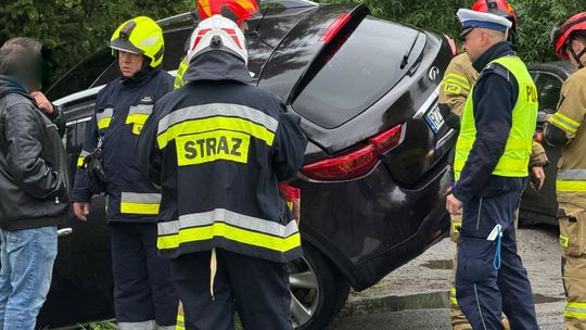 Zdarzenie drogowe na DK19 w Woli Komborskiej