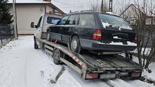 Zdarzenie drogowe w Bóbrce