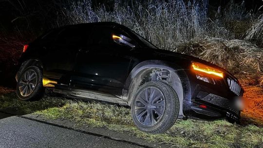 Zdarzenie drogowe w Mszanie