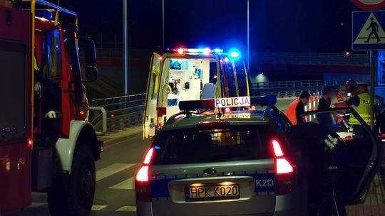 Zdarzenie drogowe z udziałem motocyklisty na ul. Witosa