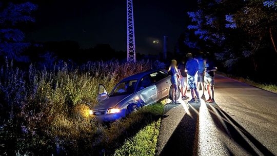 Zderzenie Audi i Forda na Sikorskiego
