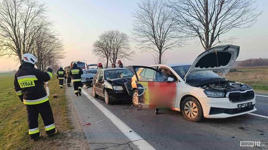 Zderzenie czterech samochodów pomiędzy Iwoniczem a Klimkówką