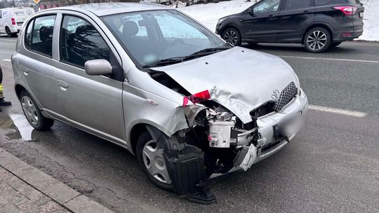 Zderzenie dwóch samochodów na DK28 w Rymanowie