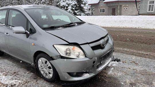 Zderzenie dwóch samochodów na Krakowskiej