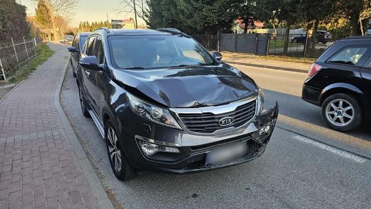 Zderzenie dwóch samochodów w Świerzowej Polskiej Zderzenie dwóch samochodów w Świerzowej Polskiej