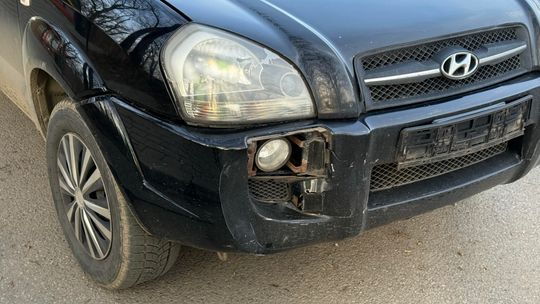 Zderzenie dwóch samochodów w Targowiskach Zderzenie dwóch samochodów w Targowiskach