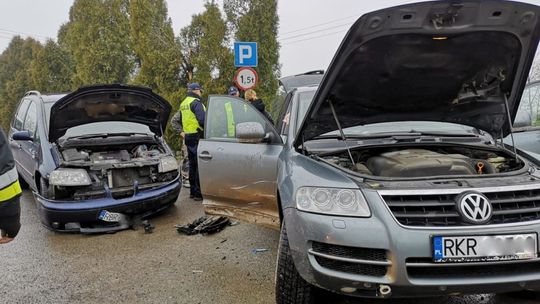 ? Zderzenie dwóch samochodów we Wróbliku Szlacheckim. [AKTUALIZACJA]