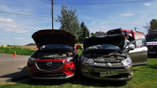 ? Zderzenie mazdy i citroena w Korczynie [AKTUALIZACJA]