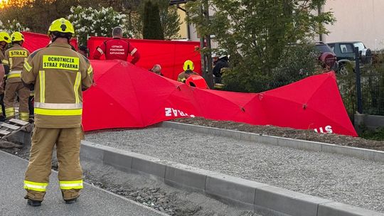 Zderzenie motocyklisty z samochodem w Woli Niżnej [NIE ŻYJE MOTOCYKLISTA]