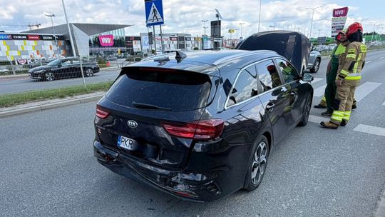 Zderzenie na Bieszczadzkiej. Pierwszej pomocy udzielił strażak z Brzozowa