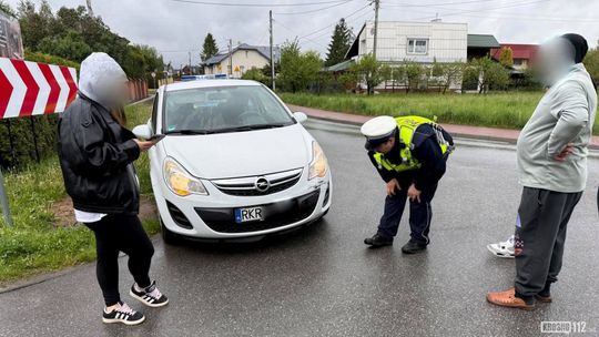 Zderzenie pojazdów na Potockiego w Łężanach. Sprawca uciekł