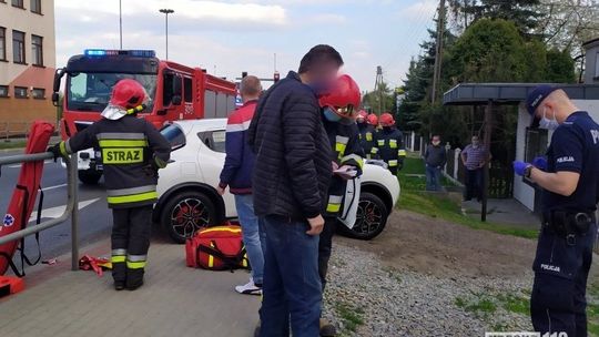 Zderzenie pojazdów na ul. Bema w Krośnie. Do szpitala trafiła jedna osoba