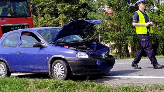 Zderzenie samochodów na DK19 w Rogach
