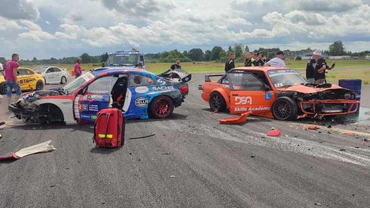 Zderzenie samochodów na Speedlandzie
