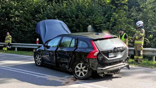 Zderzenie samochodów pomiędzy Daliową a Tylawą