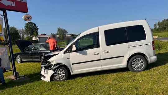 Zderzenie trzech pojazdów w Bajdach