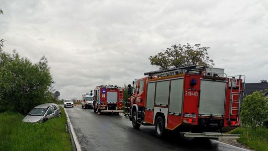 Zderzenie volvo i fiata na DW991 w Korczynie. Winna 74-latka [AKTUALIZACJA]