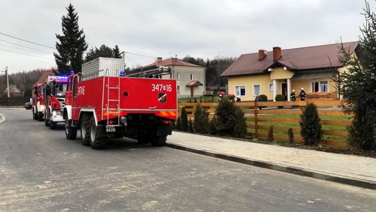 ? Żeglce. Pożar kotłowni w jednym z domów