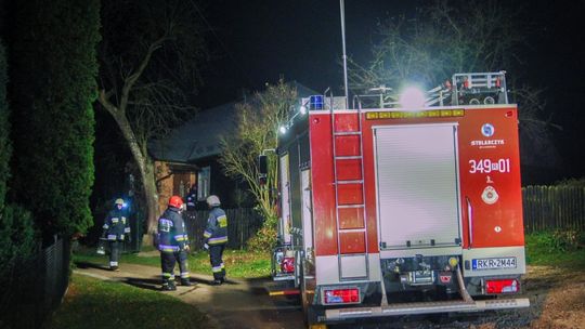 ŻEGLCE: Pożar w budynku i problemy wozu bojowego