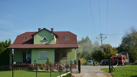 ŻEGLCE: Zadymienie wewnątrz budynku mieszkalnego