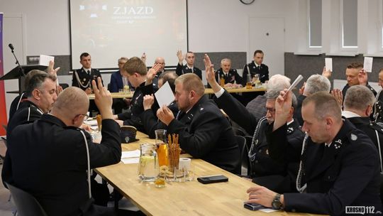 Zmiany kadrowe po XIII Zjeździe Zarządu Oddziału Miejskiego ZOSP RP w Krośnie