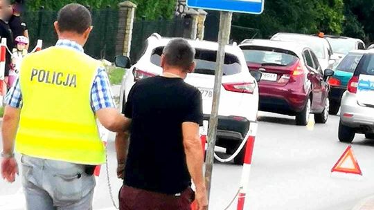 Zręcin. Pijany kierowca doprowadził do kolizji [AKTUALIZACJA]