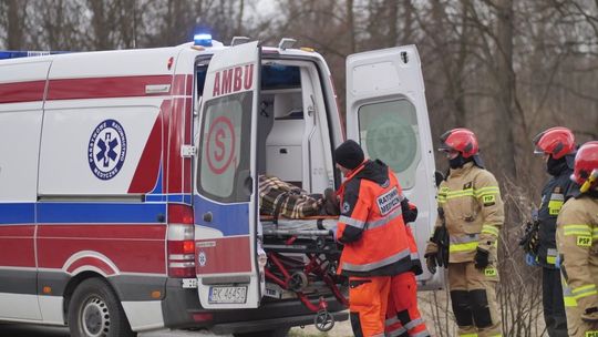 ZRĘCIN: Stracił panowanie nad pojazdem i zjechał z drogi