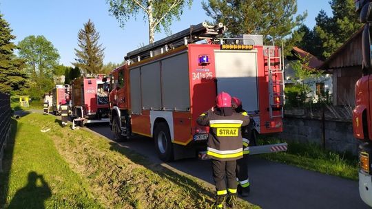 ZRĘCIN: Strażacy wezwani do pożaru budynku