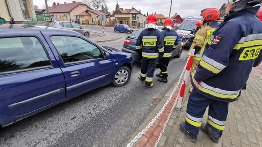 ZRĘCIN: Zderzenie dwóch pojazdów na skrzyżowaniu