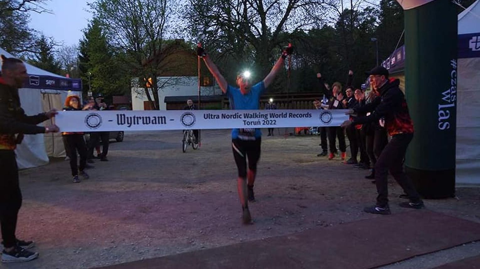 Niezwykły rekord krośnianina w zawodach Ultra Nordic Walking World Records w Toruniu