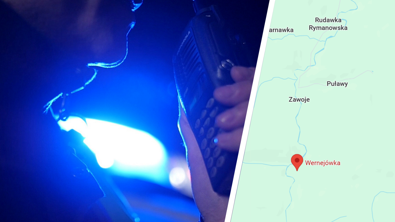 Policjanci z Rymanowa odnaleźli 81-latkę w lesie. Seniorka zgubiła się po zmroku