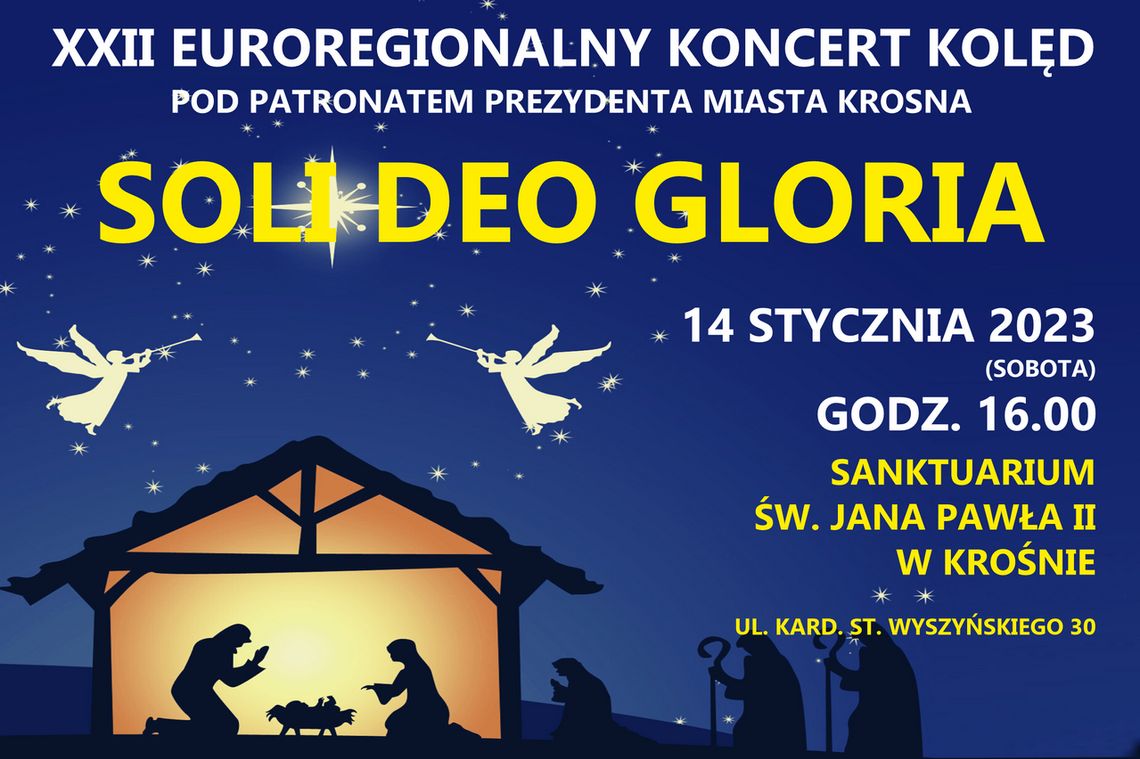 14 stycznia Koncert Soli Deo Gloria