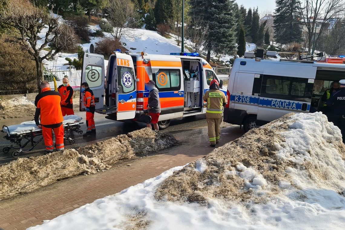 22-latka potrącona na Tkackiej przez Opla