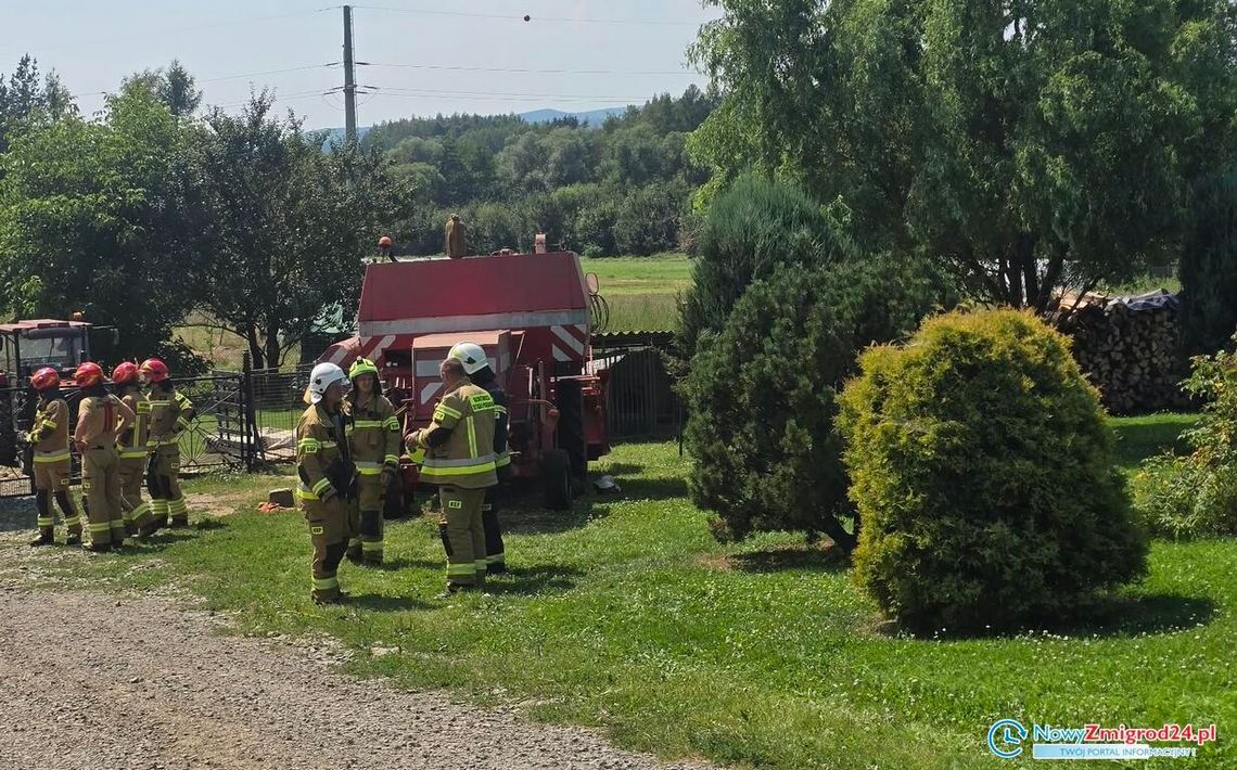 25-latek porażony prądem podczas naprawy kombajnu 25-latek porażony prądem podczas naprawy kombajnu