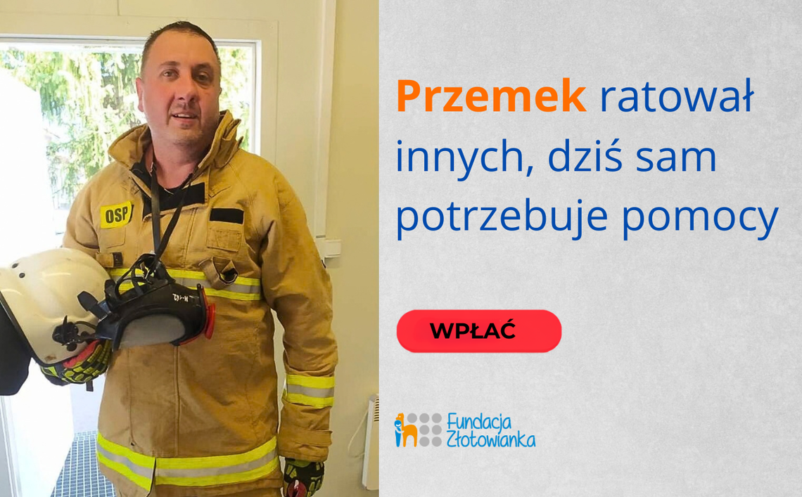 Przemek, druh OSP Rymanów potrzebuje kosztownej rehabilitacji Przemek, druh OSP Rymanów potrzebuje kosztownej rehabilitacji