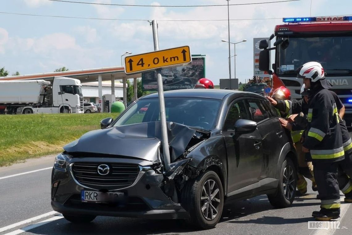 46-letni kierowca mazdy spowodował kolizję na DK28. Był pijany
