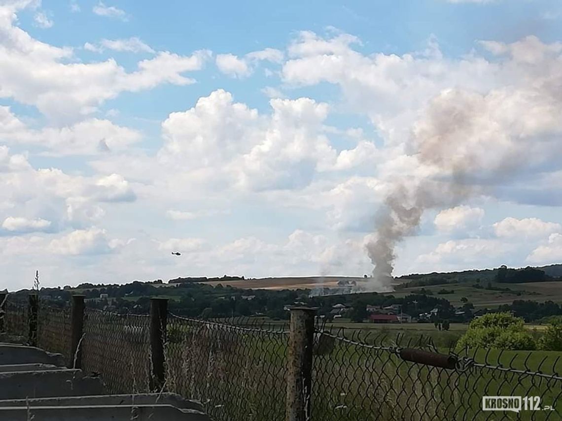 62-letni mężczyzna poparzony przy wypalaniu traw!