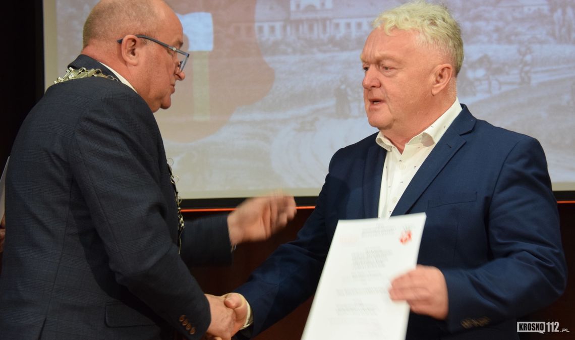 650 lat Rymanowa. Były burmistrz Wojciech Farbaniec otrzymał tytuł honorowego obywatela