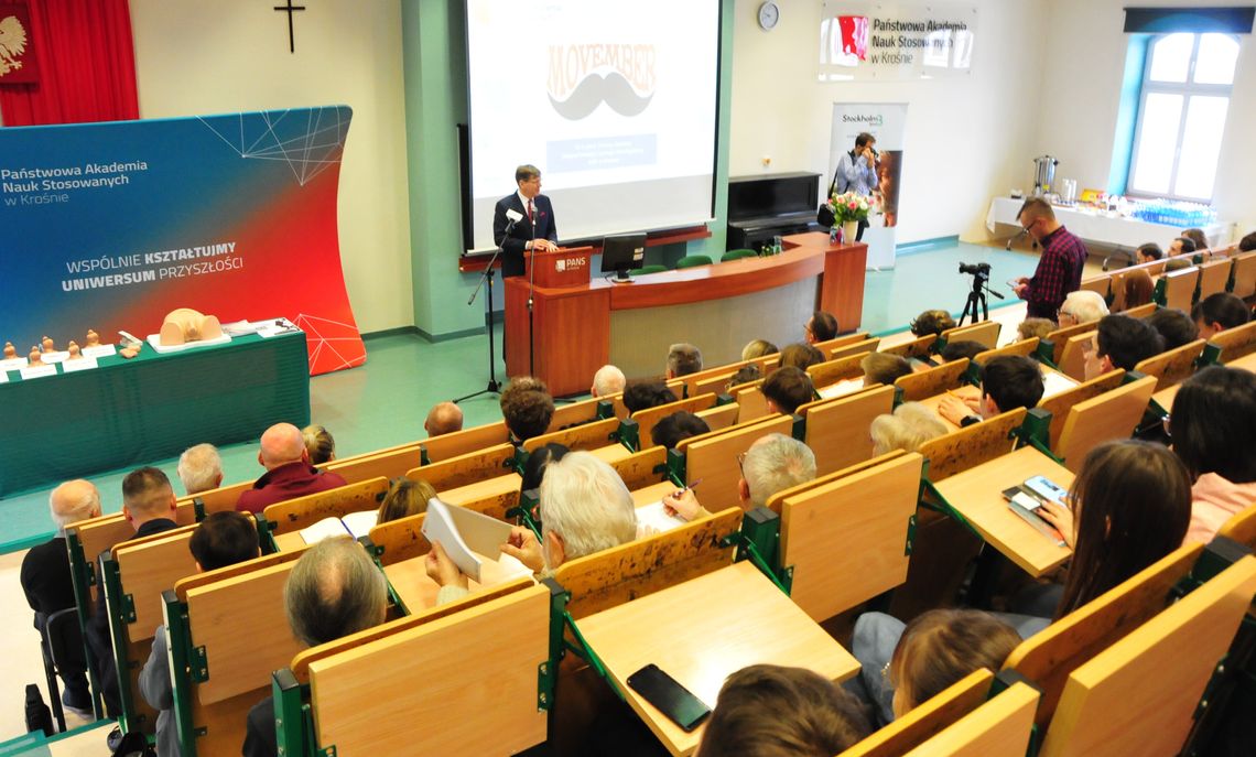 Akcja Movember na krośnieńskiej uczelni. Zorganizowano konferencję naukową