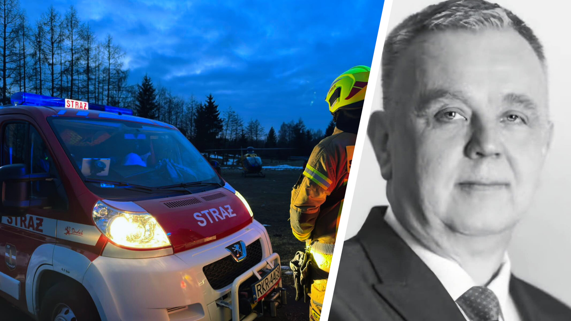 Akcja ratunkowa w Żeglcach. Zmarł Stanisław Sajdak