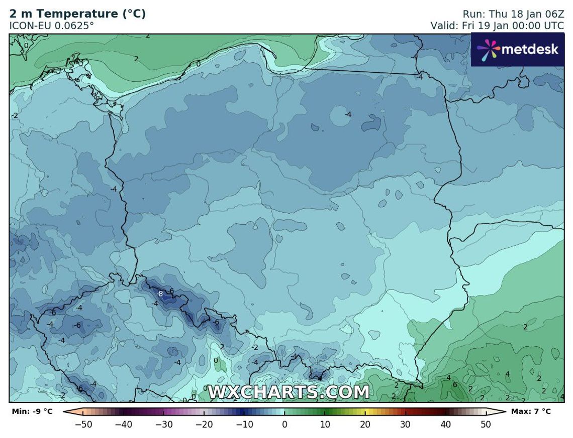 ALERT METEO - uwaga na śliskie drogi!