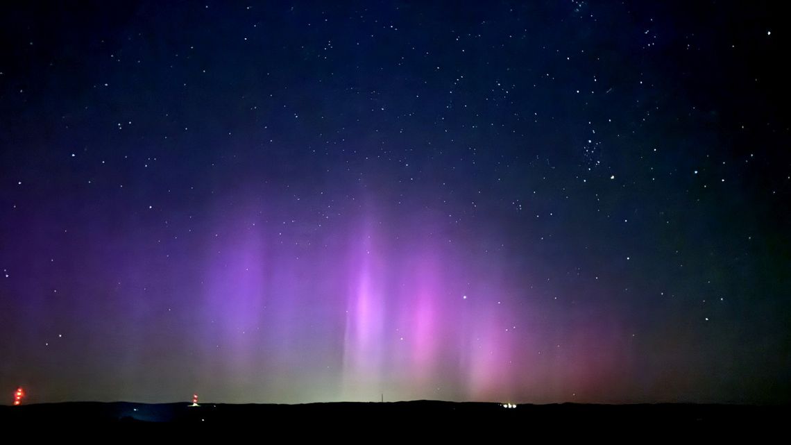 Ależ to była piękna noc! Spadające gwiazdy i zorza polarna nad Podkarpaciem