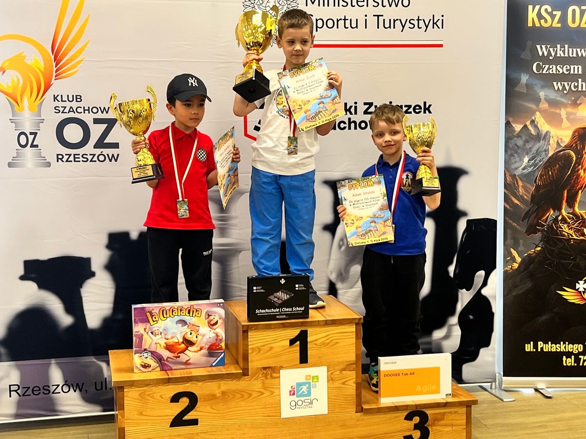 Artur Zych ponownie mistrzem Polski. Szachowy talent z Krosna obronił tytuł