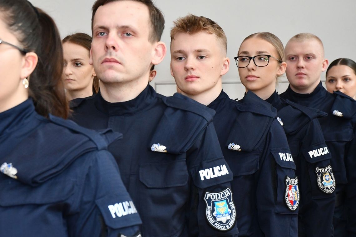 Aż 46 nowych funkcjonariuszy w podkarpackiej Policji