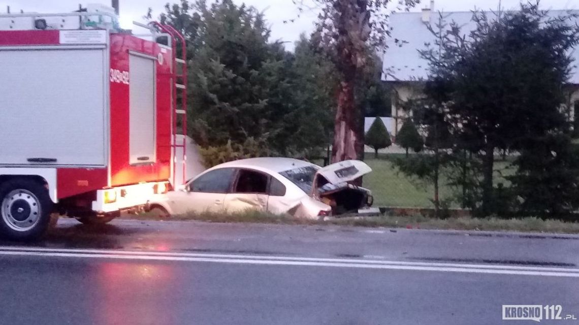 BAJDY: Jedna osoba poszkodowana w zderzeniu trzech samochodów
