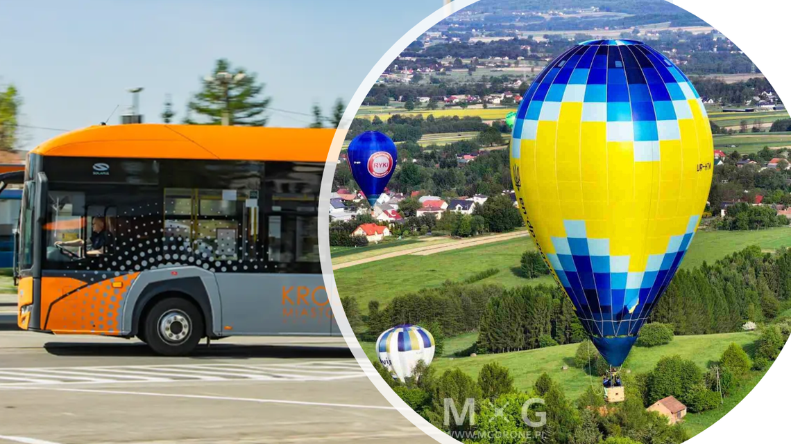Balonowa linia MKS dowiezie mieszkańców na "Balony nad Krosnem 2025"