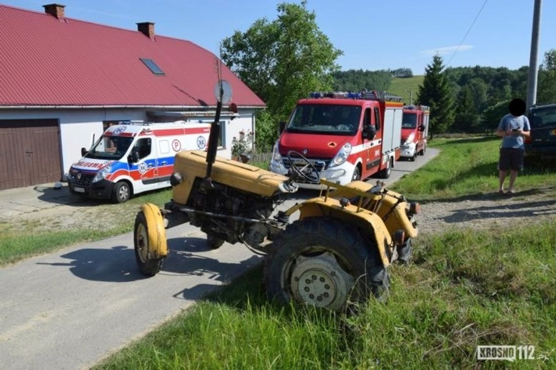 BAŁUCIANKA: Traktor przejechał po mężczyźnie